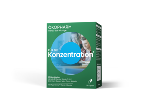 Ökopharm® Wirkkombination für die Konzentration Kapseln 90ST, A-Nr.: 3082116 - 01