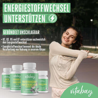 Vitabay Pantothensäure (Vitamin B5) 500 mg Kapseln, A-Nr.: 5878782 - 03