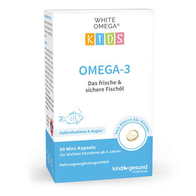 Omega-3 Kapseln für Kinder – 518 mg Fischöl mit DHA &amp; EPA – zuckerfrei, A-Nr.: 5614215 - 01