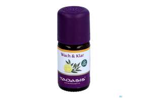 Taoasis Duftmischung Wach&amp;amp;klar Bio 5ml, A-Nr.: 5384347 - 01