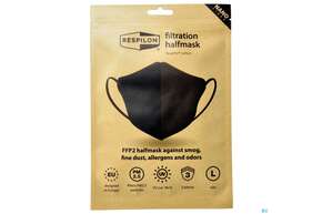 Schutzmasken Ffp2/respipro/nanofaser Carbon Large Schwarz 3st, A-Nr.: 5378766 - 01