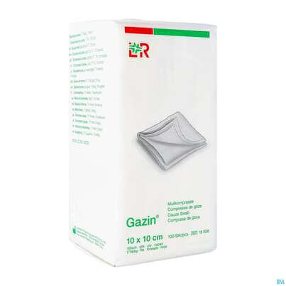 Mullkompressen Gazin Baumw.17faedig Unsteril 16fach 10x 10cm 100st, A-Nr.: 2384944 - 03