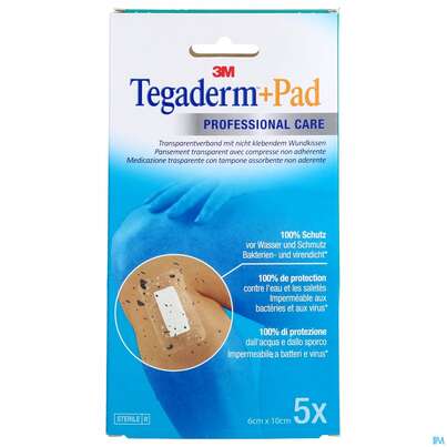 Tegaderm +pad 6x10cm 3584np 5st, A-Nr.: 2026587 - 01