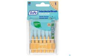 Tepe Interdentalbuersten Extra Weich 0,45mm Hellorange 6st, A-Nr.: 3995756 - 01