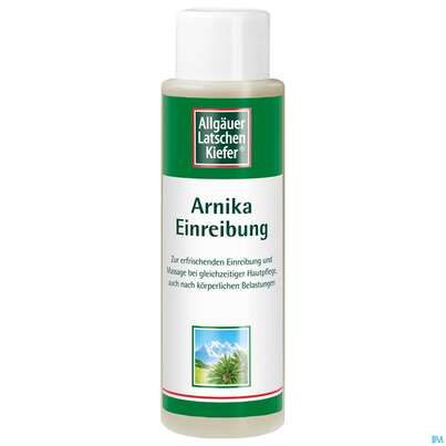 Sie sehen eine Packung Allgäuer Latschenkiefer Arnika Einreibung 250ml, Produktbild: 03 Allgäuer Latschenkiefer Arnika Einreibung 250ml, A-Nr.: 2835909 - 03