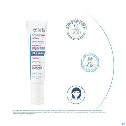 Sie sehen eine Packung Ducray Dexyane Med Creme Augenlid Neu 15ml, Produktbild: 13 Ducray Dexyane Med Creme Augenlid Neu 15ml, A-Nr.: 5659703 - 13