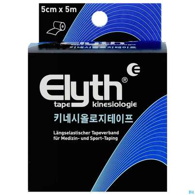 Tape Elyth Kinesiotape-verband 5cmx 5m Schwarz 1st, A-Nr.: 3267270 - 02