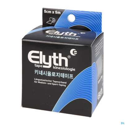 Tape Elyth Kinesiotape-verband 5cmx 5m Schwarz 1st, A-Nr.: 3267270 - 04