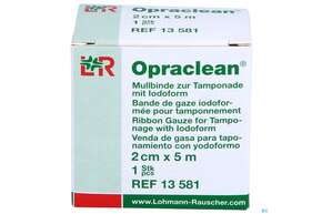 Mullbinden Opraclean +jodoform 5mx 2cm 1st, A-Nr.: 3610070 - 01