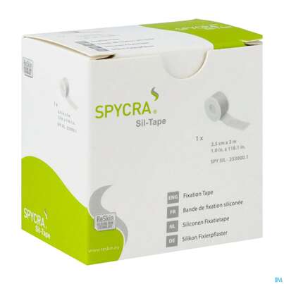 Tape Silikon Fixierpflaster Spycra Silikon Tape 2,5cmx 3m 1st, A-Nr.: 5705188 - 02