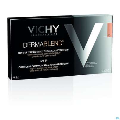 Vichy Dermablend Kompakt-creme-make-up Nuance 45 Gold 9,5g, A-Nr.: 4150541 - 01