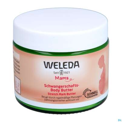 Sie sehen eine Packung Weleda Schwangerschafts-body Butter 150ml, Produktbild: 05 Weleda Schwangerschafts-body Butter 150ml, A-Nr.: 5566746 - 05