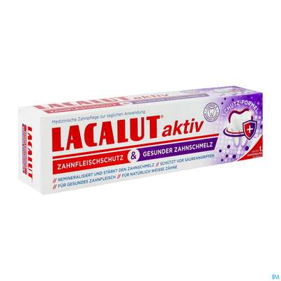 Zahnpaste Lacalut Aktiv Zahnfleischschutz+ Gesunder Zahnschmelz 75ml, A-Nr.: 5603938 - 02