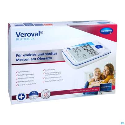 Blutdruckmesser Veroval Diagnostik Oberarm Manschette 22-42cm 1st, A-Nr.: 4616531 - 03