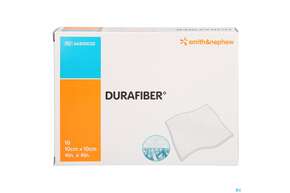 Wundverband Durafiber/gelbildend 10x 10cm 10st, A-Nr.: 3815978 - 01