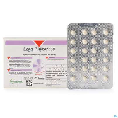 Veterinaerprodukte Legaphyton Tabl 50 24st, A-Nr.: 2027894 - 01