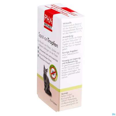Veterinaerprodukte Pha Tropfen/f/katzen Spot On Neu 2x 1, 1pk, A-Nr.: 5199992 - 02