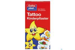 Tattoo Kinderpflaster 25x 57mm 8st, A-Nr.: 4313173 - 01