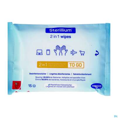 Desinfektionstuecher Sterillium -hartmann 2in1 Tuch 15st, A-Nr.: 5836111 - 02