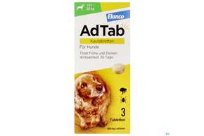 Adtab F Hunde Kautabl 450mg (11-22kg) 3st, A-Nr.: 5530613 - 01