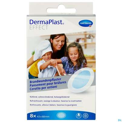 Dermaplast Brandwundenpflaster 8st, A-Nr.: 5886184 - 01