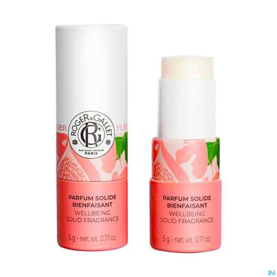 Sie sehen eine Packung Roger & Gallet Fleur/de Figuier Wellbeing/solid Fragrance 5g, Produktbild: 07 Roger & Gallet Fleur/de Figuier Wellbeing/solid Fragrance 5g, A-Nr.: 5889975 - 07