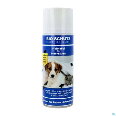 Sie sehen eine Packung Veterinaerprodukte Bio/schutz Flohnebel Selbstvernebler Art.b 400ml, Produktbild: 02 Veterinaerprodukte Bio/schutz Flohnebel Selbstvernebler Art.b 400ml, A-Nr.: 2718606 - 02