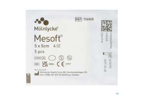 Vlieskompressen Mesoft/set Steril 5x 5cm 5st, A-Nr.: 1652259 - 01