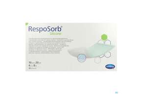 Wundauflagen Resposorb/silicone 10x20cm Alt 10st, A-Nr.: 5340887 - 01