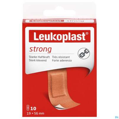 Wundpflaster Leukoplast/strong 19x56mm 7322012 10st, A-Nr.: 4369050 - 01