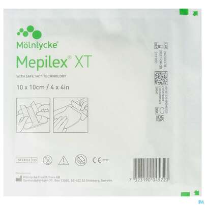 Wundverband Mepilex/xt Silikon 10x10cm 1st, A-Nr.: 4301566 - 01