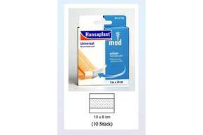 Hansaplast med Universal 10m x 8cm 10 Stück, A-Nr.: 2843062 - 01