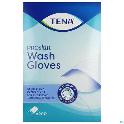 Tena Waschhandschuhe Ohne Folie 200st, A-Nr.: 2069272 - 01