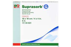 Suprasorb Steril G Gel-kompresse 10x 10cm 5st, A-Nr.: 4346149 - 01