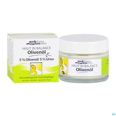 Sie sehen eine Packung Oliven Oel Dr.theiss Haut In Balance Gesichtspflege 5% 50ml, Produktbild: 06 Oliven Oel Dr.theiss Haut In Balance Gesichtspflege 5% 50ml, A-Nr.: 3282708 - 06