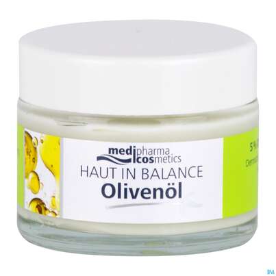 Sie sehen eine Packung Oliven Oel Dr.theiss Haut In Balance Gesichtspflege 5% 50ml, Produktbild: 07 Oliven Oel Dr.theiss Haut In Balance Gesichtspflege 5% 50ml, A-Nr.: 3282708 - 07