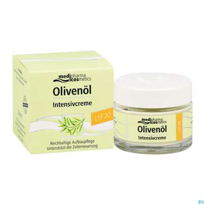 Sie sehen eine Packung Oliven Oel Intensivcreme Lsf20 50ml, Produktbild: 07 Oliven Oel Intensivcreme Lsf20 50ml, A-Nr.: 5074339 - 07