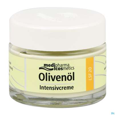 Sie sehen eine Packung Oliven Oel Intensivcreme Lsf20 50ml, Produktbild: 08 Oliven Oel Intensivcreme Lsf20 50ml, A-Nr.: 5074339 - 08