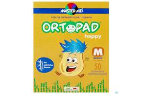 Augenokklusionspflaster Ortopad Happy Medium 50st, A-Nr.: 4099662 - 01