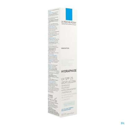 Sie sehen eine Packung La Roche Posay Hydraphase/ha Feuchtigkeitscreme Uv Leicht 40ml, Produktbild: 05 La Roche Posay Hydraphase/ha Feuchtigkeitscreme Uv Leicht 40ml, A-Nr.: 5716016 - 05