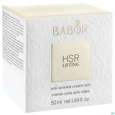 Sie sehen eine Packung Babor Hsr/lifting Cream Rich 40091 50ml, Produktbild: 01 Babor Hsr/lifting Cream Rich 40091 50ml, A-Nr.: 5581243 - 01