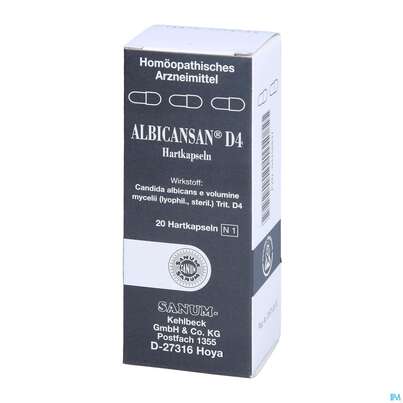 Albicansan D 4 Kapseln 20st, A-Nr.: 2388936 - 02