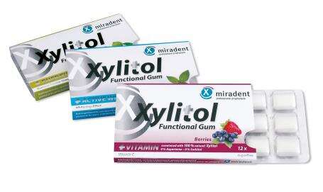Miradent Xylitol Functional Gum 12 Stk., A-Nr.: 3493523 - 01