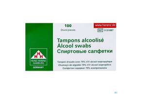 Alkoholtupfer -mpoe 100st, A-Nr.: 1671972 - 01