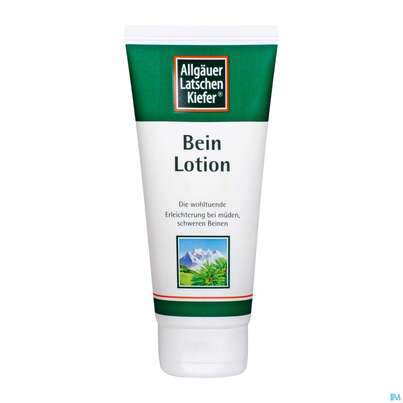 Sie sehen eine Packung Allgäuer Latschenkiefer Bein Lotion 100ml, Produktbild: 02 Allgäuer Latschenkiefer Bein Lotion 100ml, A-Nr.: 1234869 - 02