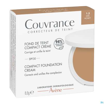 Avene Couvrance Kompakt Creme-make-up Honig 1.3 8,5g, A-Nr.: 5862404 - 01