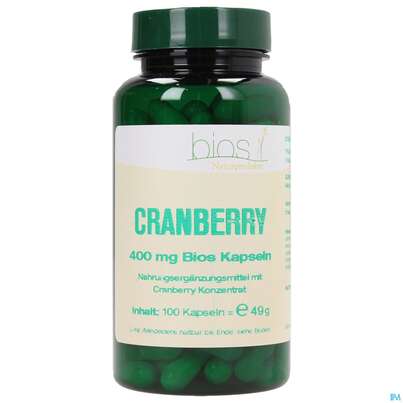 Bios Cranberry 400mg 100 Kapseln, A-Nr.: 3891028 - 01