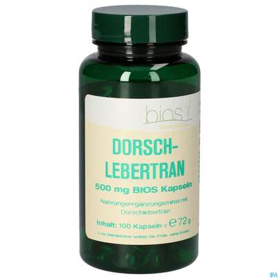 Bios Dorschlebertran 500mg 100 Kapseln, A-Nr.: 4902515 - 02