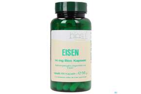 Bios Eisen 14mg 100 Kapseln, A-Nr.: 3891100 - 01