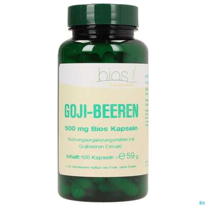 Bios Goji-beeren 500mg 100 Kapseln, A-Nr.: 3891413 - 01